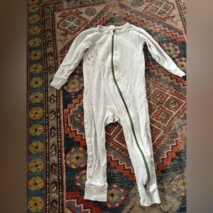 Parade Organics light grey zippered pajamas, 3T